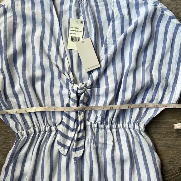 NEW Rails Charlotte Striped Tie-Front Dress - Picture 11 of 13